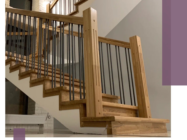 Реставрация деревянных и металлических лестниц в Северодвинске