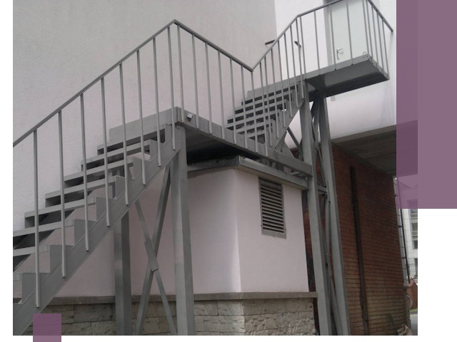 Монтаж пожарных лестниц под ключ в Северодвинске с гарантией качества