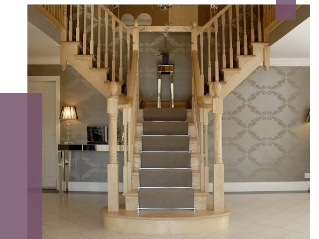 Монтаж деревянных лестниц в Северодвинске от 7540 руб. 