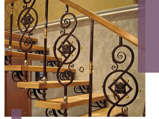 Изготовление кованых лестниц под ключ в Северодвинске