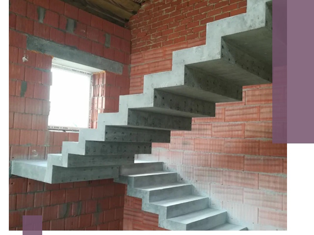 Бетонные лестницы под ключ в Северодвинске: монтаж, демонтаж, ремонт