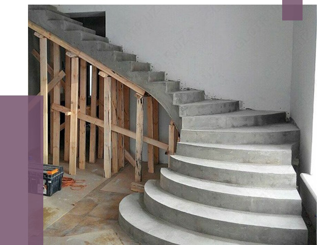 Изготовление бетонных лестниц под ключ в Северодвинске от 19736 руб. | ПРОЛЁТ-Свр