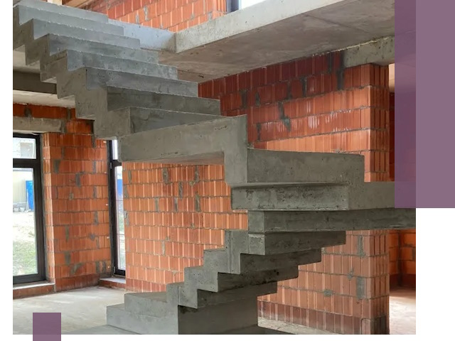 Изготовление бетонных лестниц под ключ в Северодвинске