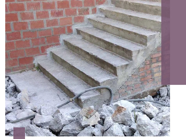 Демонтаж бетонных лестниц в Северодвинске: быстро и безопасно