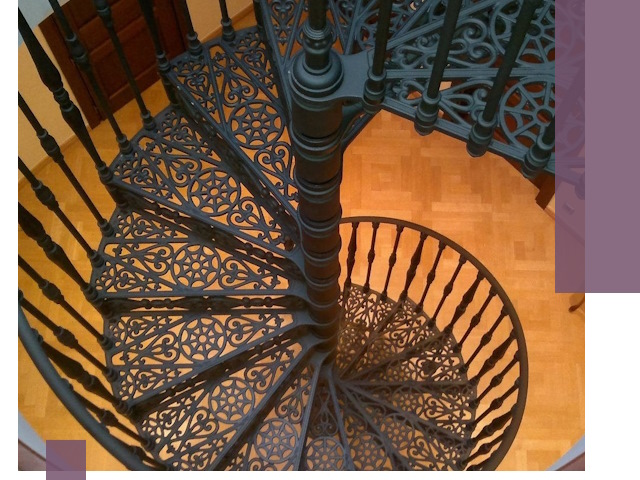 Винтовые лестницы под ключ в Северодвинске: производство и монтаж