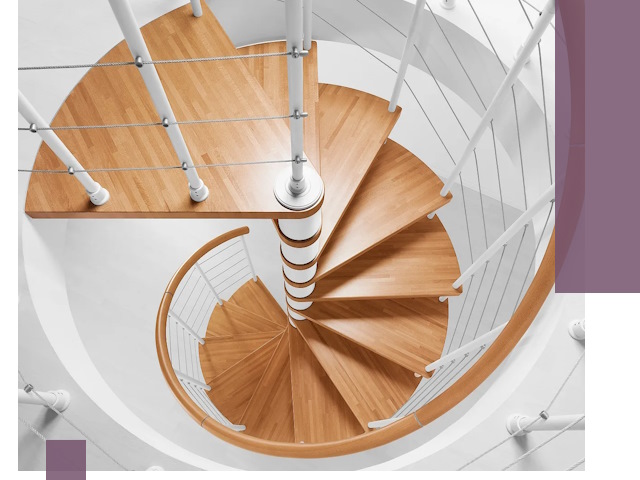 Изготовление винтовых лестниц под ключ в Северодвинске