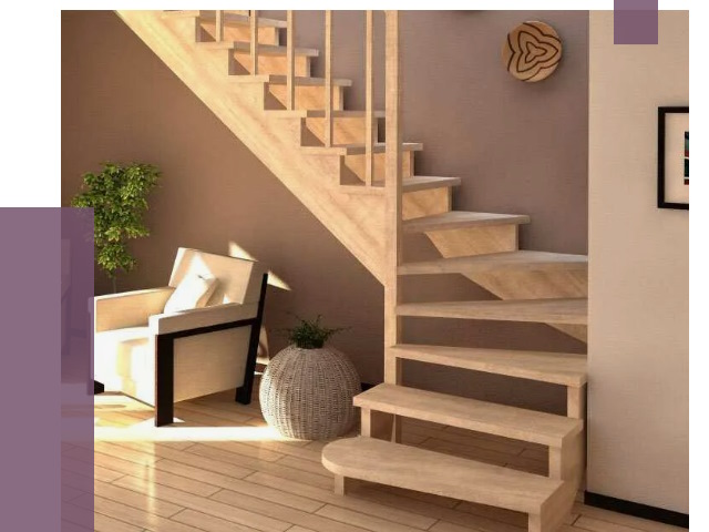 Изготовление Г-образных лестниц в Северодвинске от 18724 руб. 