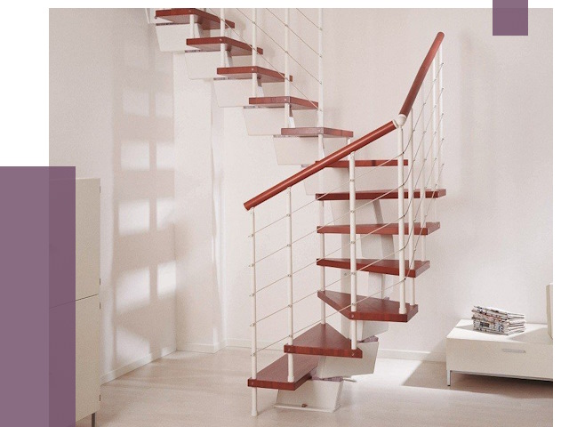 Изготовление лестниц на больцах в Северодвинске от 9615 руб. | ПРОЛЁТ-Свр