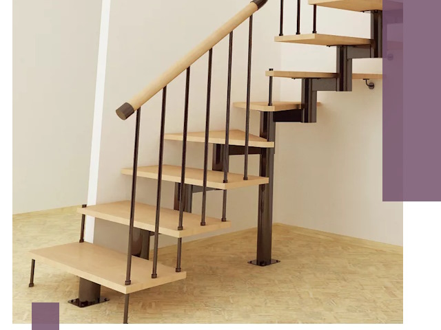 Монтаж лестниц на больцах в Северодвинске — быстро и надежно