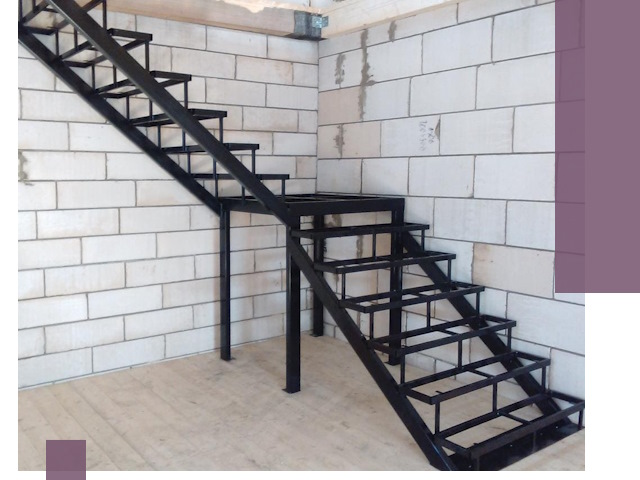 Лестницы на металлокаркасе под ключ в Северодвинске — изготовление и монтаж