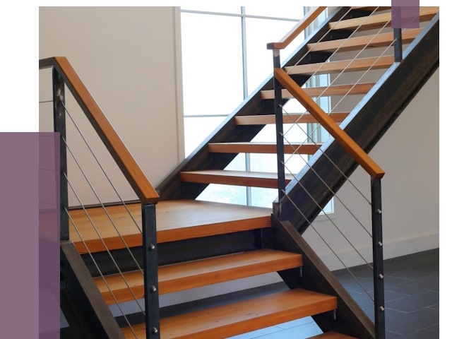 Изготовление лестниц на металлокаркасе в Северодвинске от 18724 руб. | ПРОЛЁТ-Свр