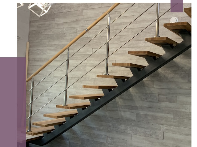 Изготовление лестниц на монокосоуре в Северодвинске от 75401 руб. 