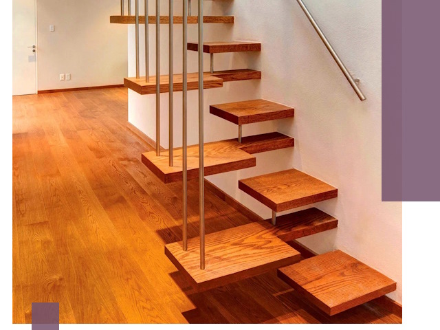 Лестницы «гусиный шаг» на заказ в Северодвинске для узких пространств