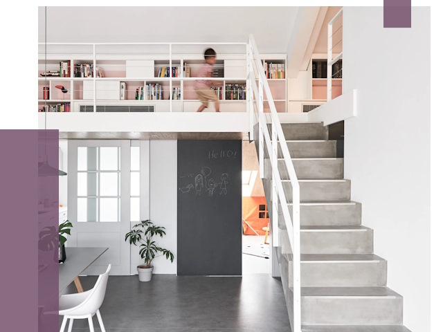 Лестницы для двухуровневой квартиры в Северодвинске от 174587 руб. | ПРОЛЁТ-Свр