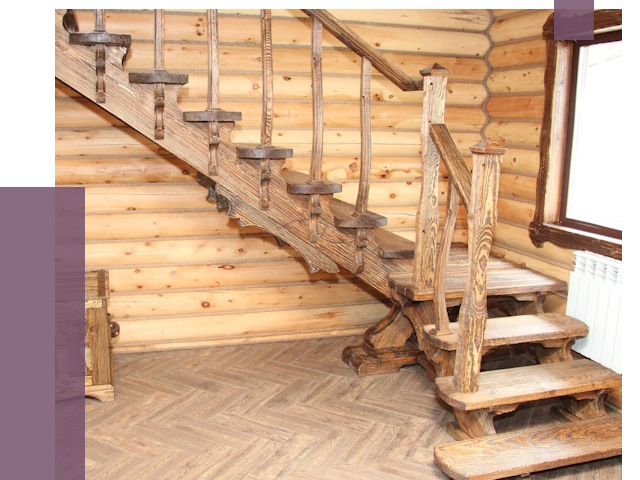 Лестницы в баню в Северодвинске от 18926 руб. — изготовление | ПРОЛЁТ-Свр