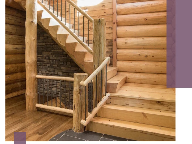 Лестницы в баню под заказ и профессиональный монтаж в Северодвинске