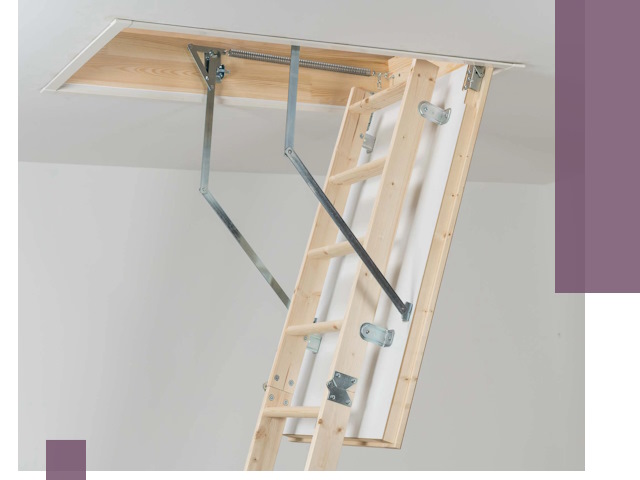 Установка чердачной лестницы под ключ в Северодвинске