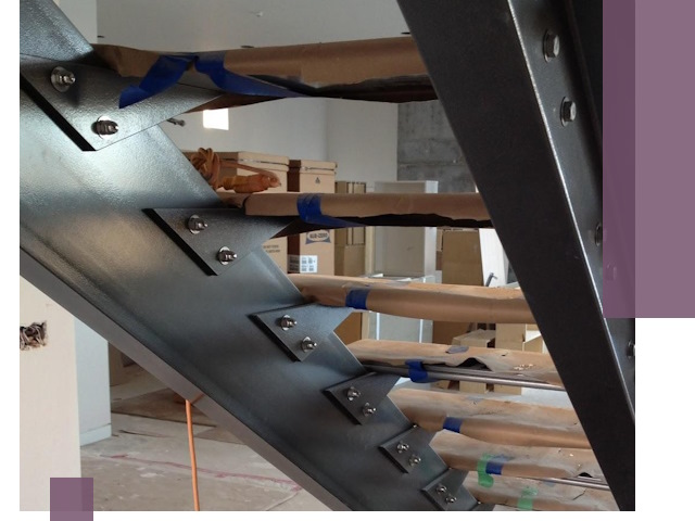 Усиление лестничных конструкций и усиление опор в Северодвинске