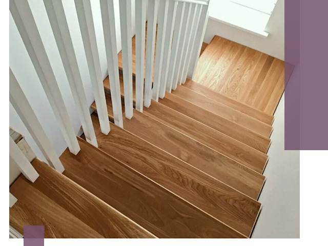 Лестницы из бука в Северодвинске: изготовление, монтаж и демонтаж