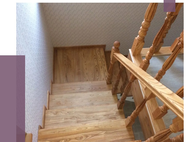 Сосновые лестницы в Северодвинске под ключ от 7996 руб.  | ПРОЛЁТ-Свр