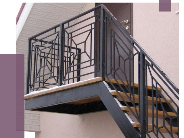 Металлические перила в Северодвинске от 4251 руб.  | ПРОЛЁТ-Свр
