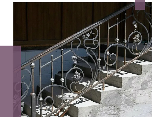 Кованые перила в Северодвинске от 8603 руб. под ключ — качество от ПРОЛЁТ-Свр