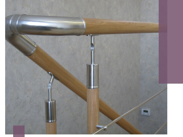 Комбинированные перила на заказ в Северодвинске — монтаж и производство