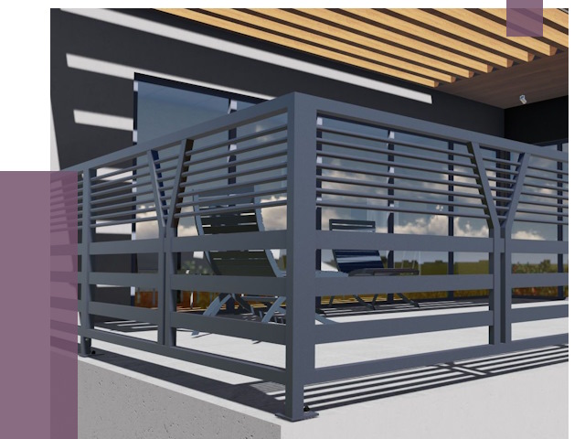 Изготовление балконных ограждений в Северодвинске от 10627 руб. | ПРОЛЁТ-Свр