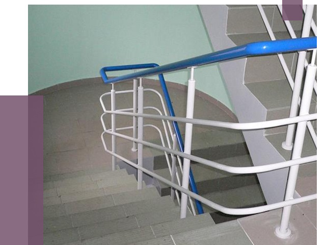 Перила в подъезде в Северодвинске — установка и замена от 7338 руб. | ПРОЛЁТ-Свр