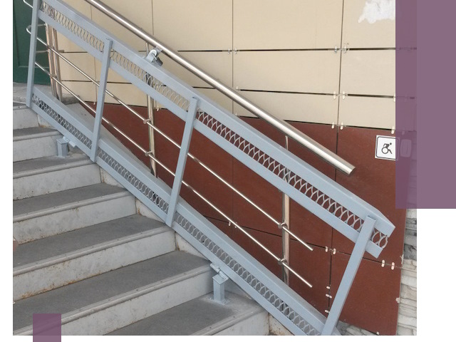 Изготовление откидных пандусов под ключ в Северодвинске