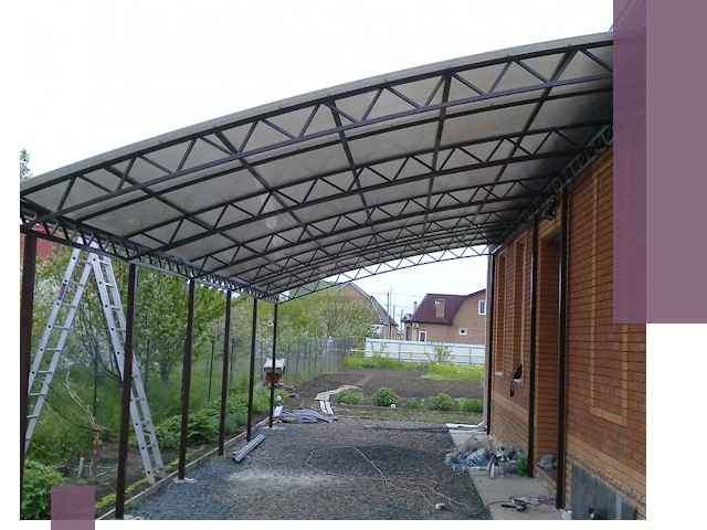 Профессиональный монтаж навесов под ключ в Северодвинске