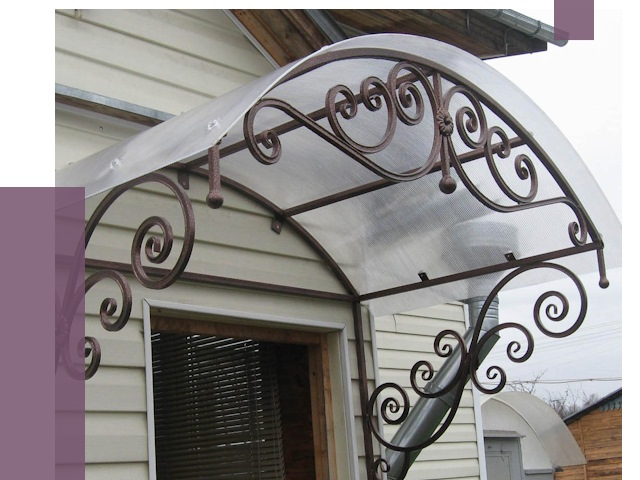 Изготовление козырьков в Северодвинске от 7287 руб. — заказать | ПРОЛЁТ-Свр