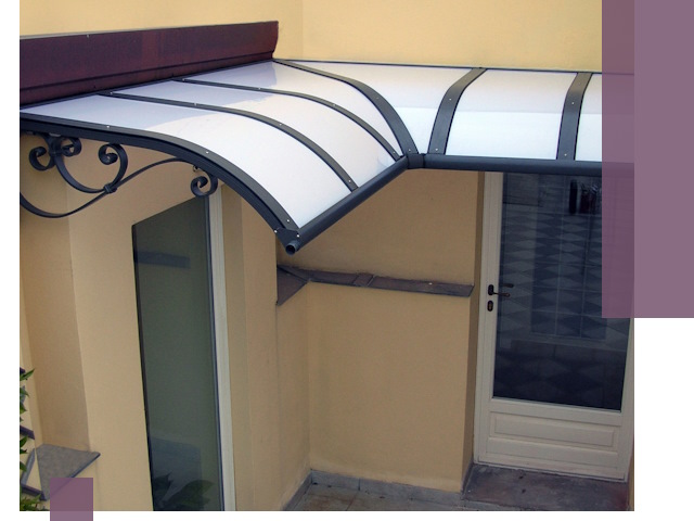 Монтаж козырьков любой сложности в Северодвинске под ключ