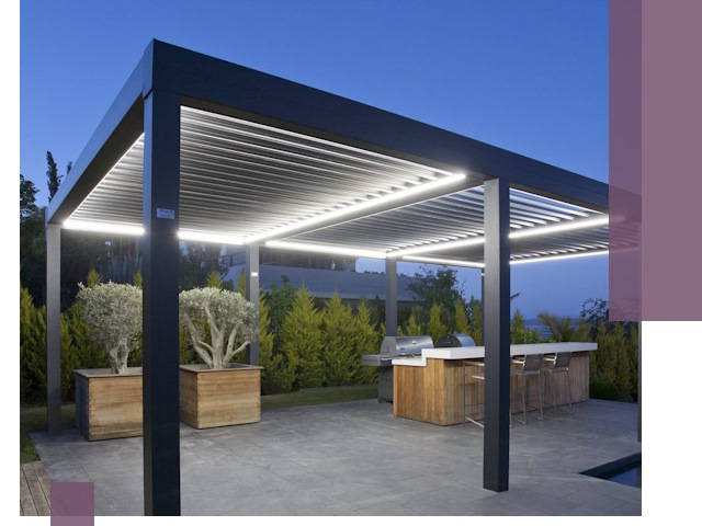 Навесы отдельно стоящие под ключ в Северодвинске из металла и поликарбоната