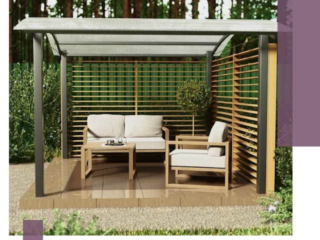 Навесы для дачи в Северодвинске: изготовление, монтаж и демонтаж