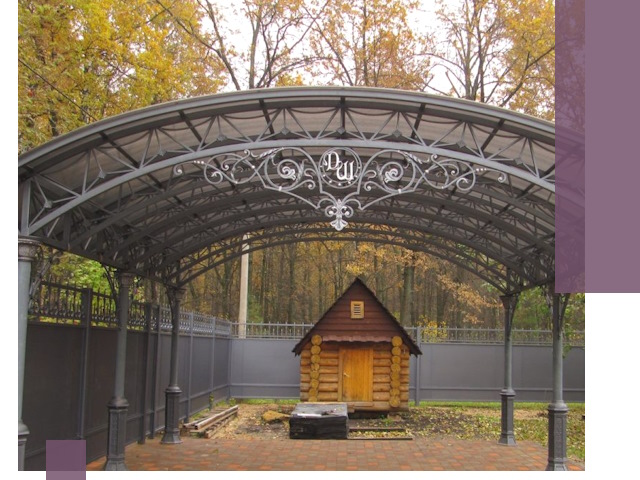 Кованые навесы премиум-класса под заказ в Северодвинске