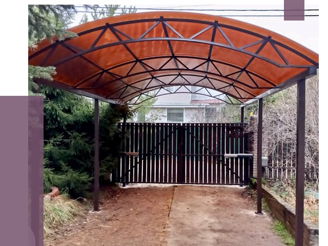 Арочные навесы в Северодвинске от 12601 руб. — изготовление и монтаж | ПРОЛЁТ-Свр