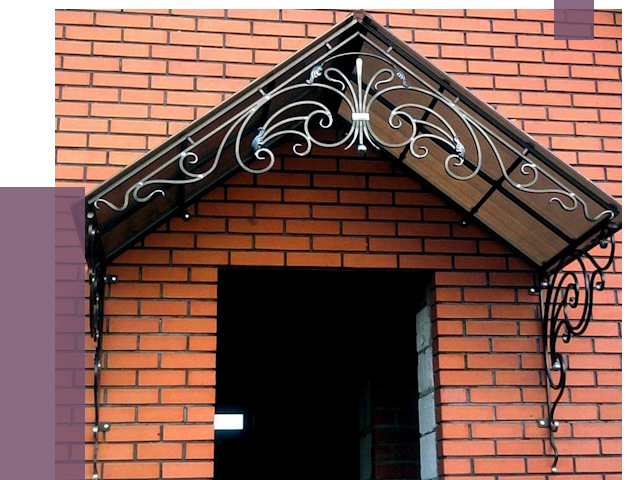 Металлические козырьки в Северодвинске от 10576 руб. 