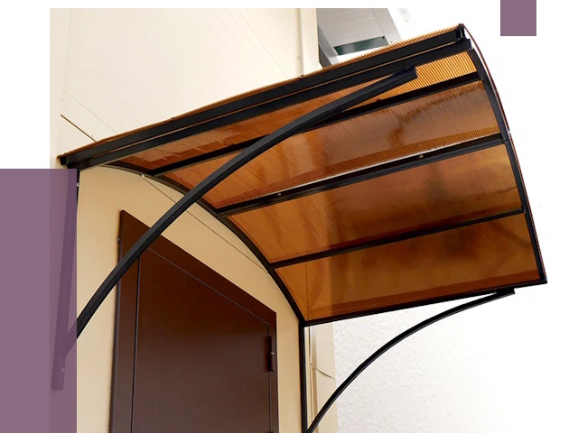 Недорогие козырьки в Северодвинске от 7510 руб.  | ПРОЛЁТ-Свр