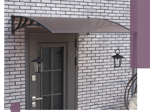 Недорогие козырьки и навесы под ключ в Северодвинске