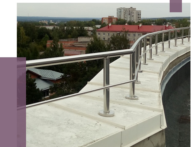 Парапеты и ограждения кровли в Северодвинске от 4909 руб.