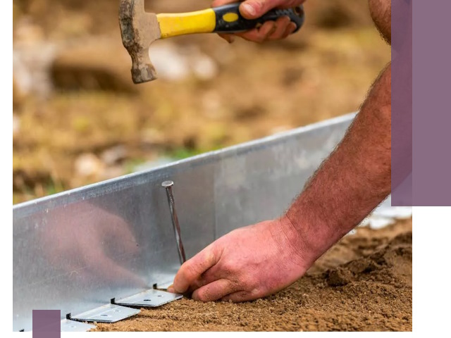 Монтаж металлических бордюров в Северодвинске быстро и качественно