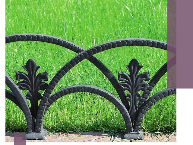 Декоративные металлические бордюры под ключ в Северодвинске