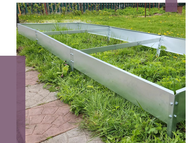 Металлические бордюры для грядок в Северодвинске от 1771 руб. 