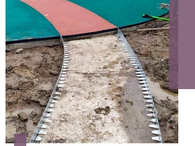 Металлические бордюры для дорожек в Северодвинске — монтаж и изготовление