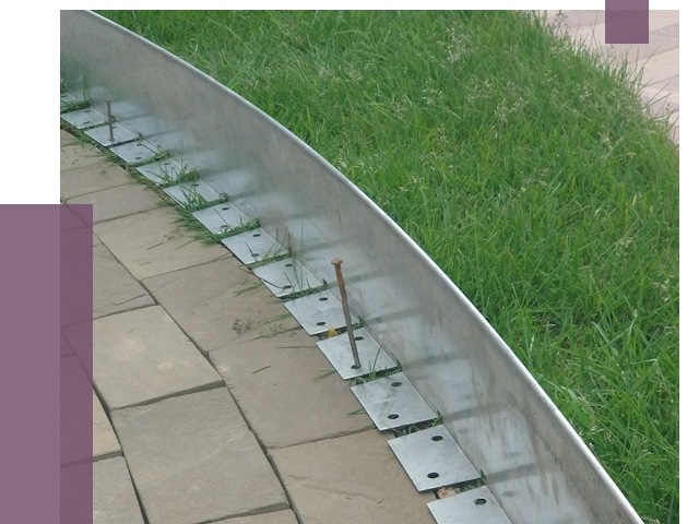 Металлические бордюры для тротуаров в Северодвинске от 8603 руб.