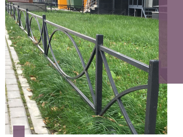 Газонные ограждения из металла в Северодвинске — монтаж и продажа