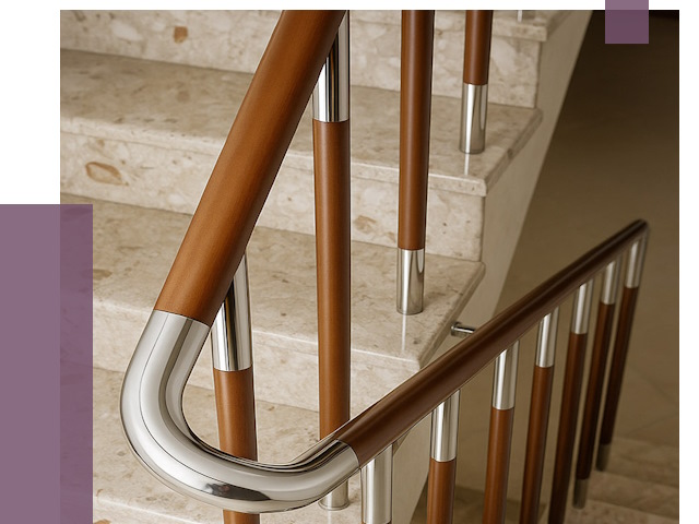 Монтаж поручней в Северодвинске от 9615 руб. монтаж под ключ | ПРОЛЁТ-Свр