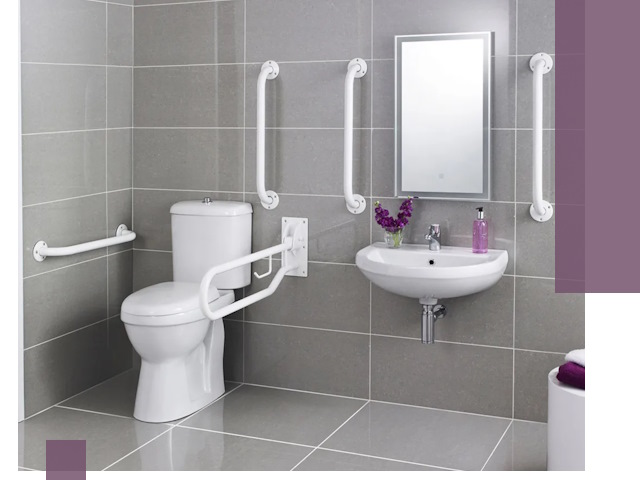 Поручни для санузлов в Северодвинске: установка, ремонт и монтаж